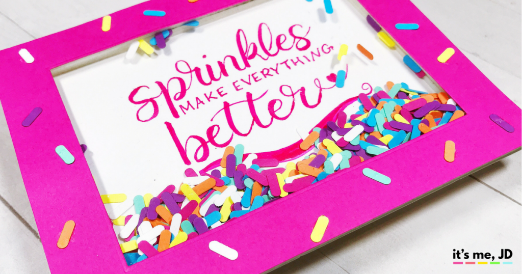 How to Make A Sprinkle Confetti Shaker Card