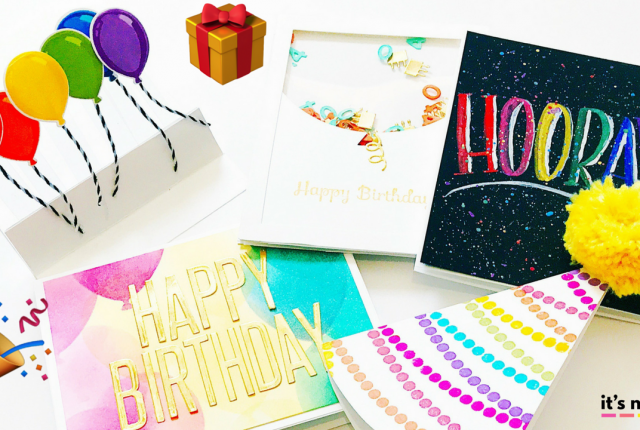 5 DIY Birthday Cards, Handmade easy, and simple Birthday Card Ideas