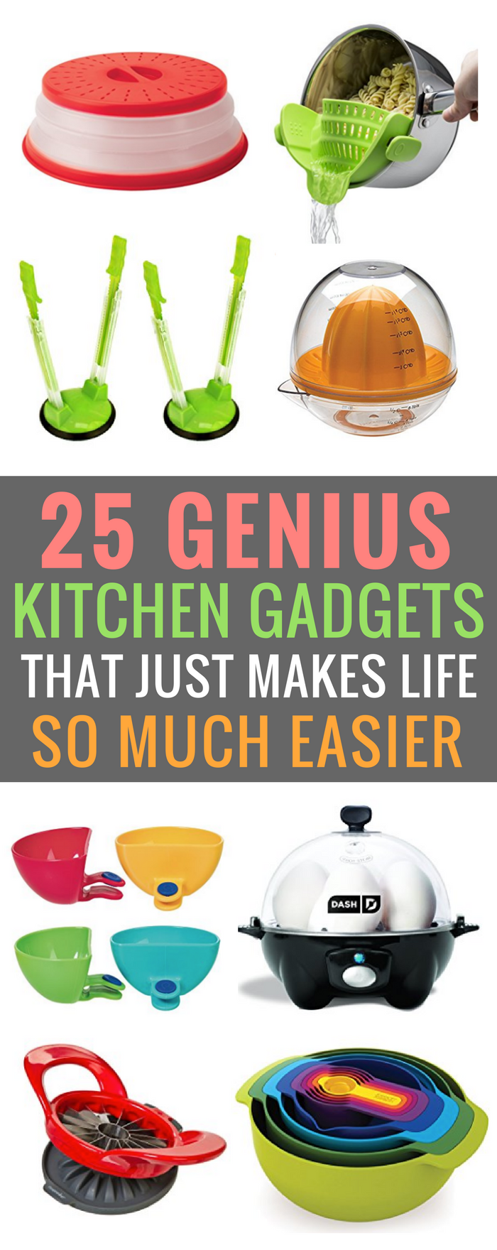 25 Genius Kitchen Gadgets and Gizmos That Are Pretty Awesome #kitchen #gadgets