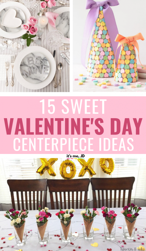 15 Sweet Valentine’s Day Centerpiece Ideas To Celebrate Love #valentine #valentinesday #centerpiece #valentinesdaydecorations