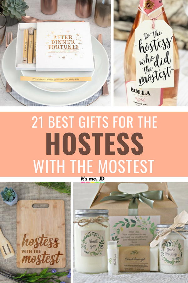 21 Best Gifts For The Hostess _ Unique Gift Ideas for Hostess #hostess #hostessgift #hostestwiththemostest #hostessgift