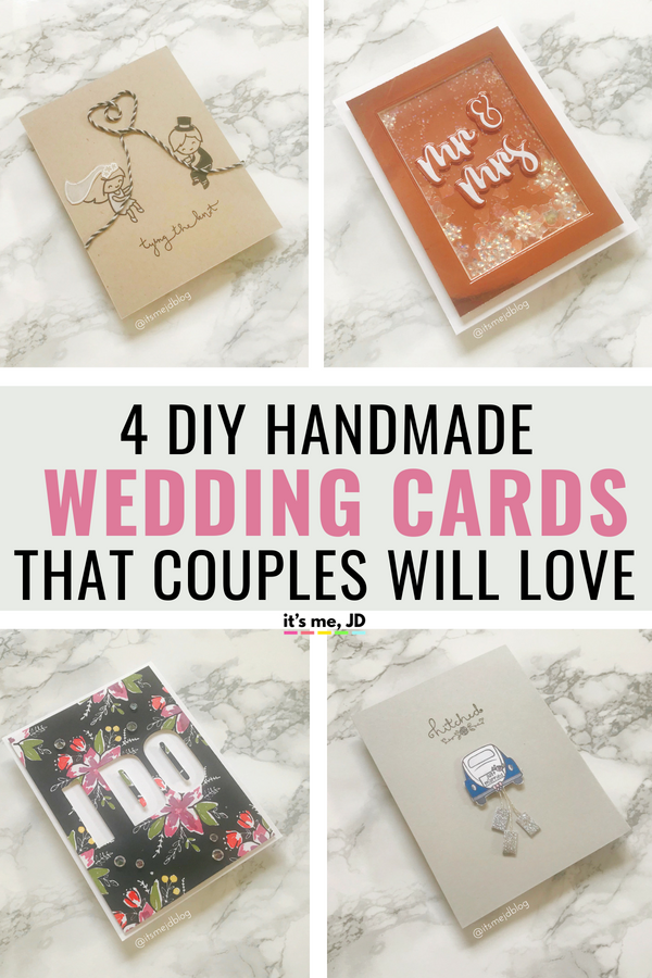 4 Handmade Wedding Cards Ideas That Couples Will Love #weddingcard #weddingcards #weddingcarddesign #engagementcard