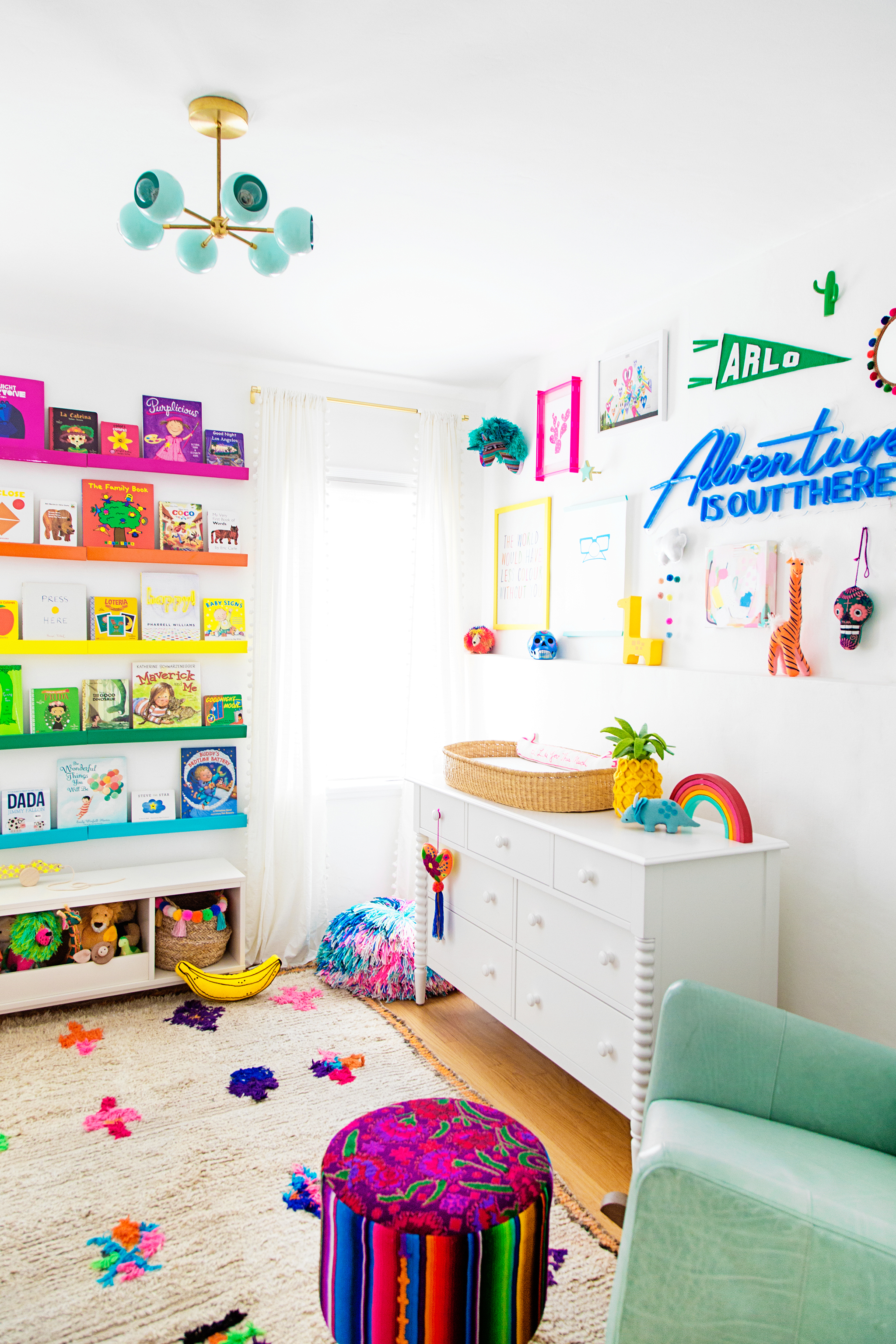 21 Colorful Decor Ideas For A Rainbow Themed Nursery