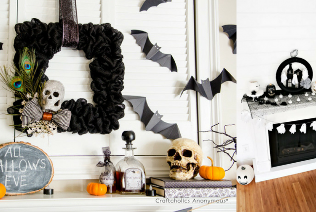 15 Halloween Mantel Decorating Ideas That Are Spooky But Still Stylish!