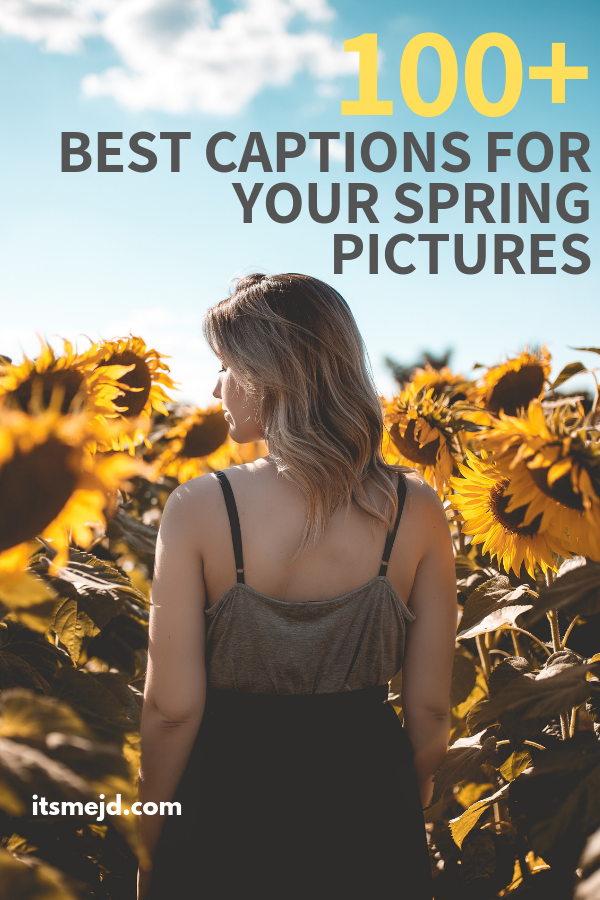 100+ Perfect Captions About Spring To Bring Sunshine To Your Instagram Posts #spring #springquotes #springcaptions #quotesaboutspring #easterquotes