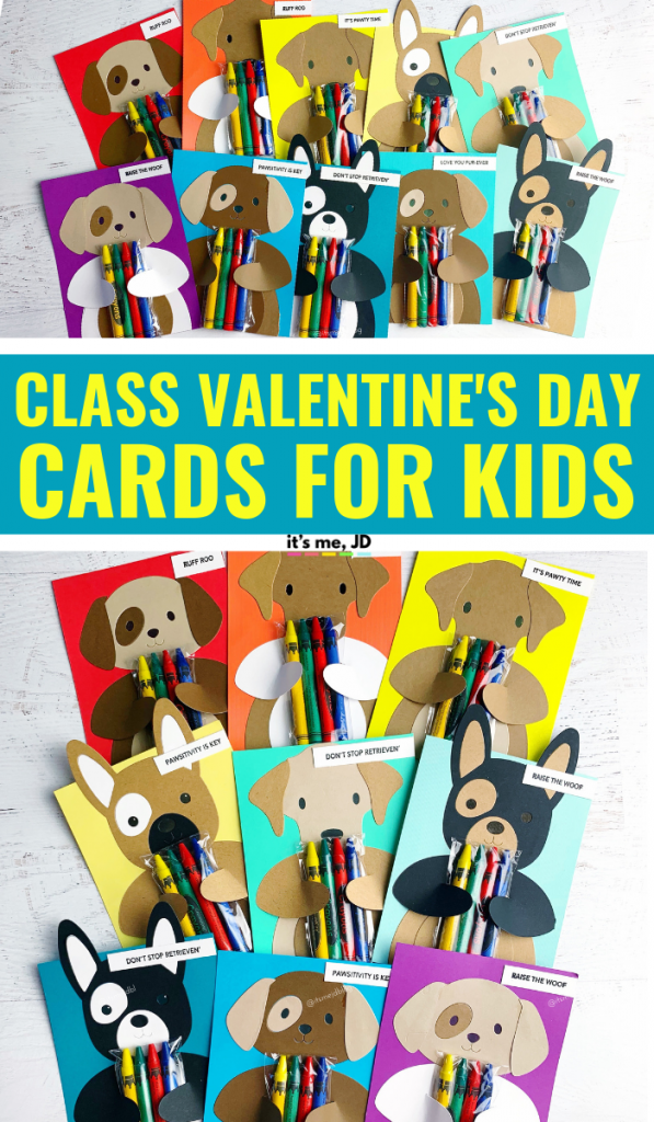 Class Valentine's Day Cards For Kids _ DIY Non-Candy Treats #valentine #valentinesday #valentinedaycards #valentinesdaycrafts #kidsvalentine
