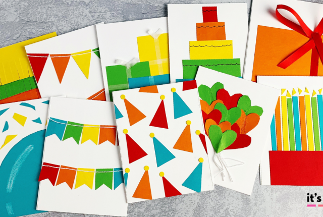 Easy DIY Birthday Cards Using Minimal Supplies - Handmade Birthday Card Ideas