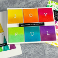 DIY Rainbow Christmas Cards