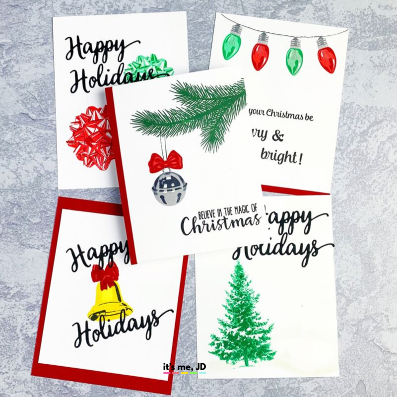 The Most Realistic Holiday Layering Stamps For Christmas Card Making IG