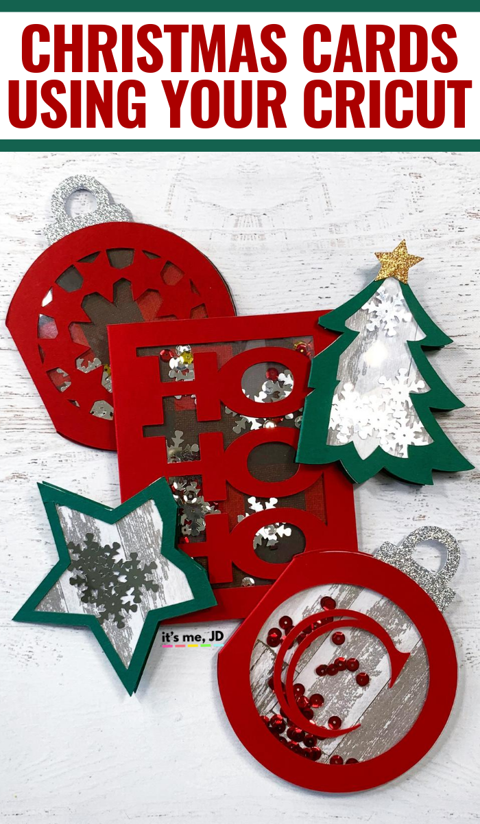 Cricut Christmas Card Ideas_ Easy Holiday Shaker Cards With Cricut
